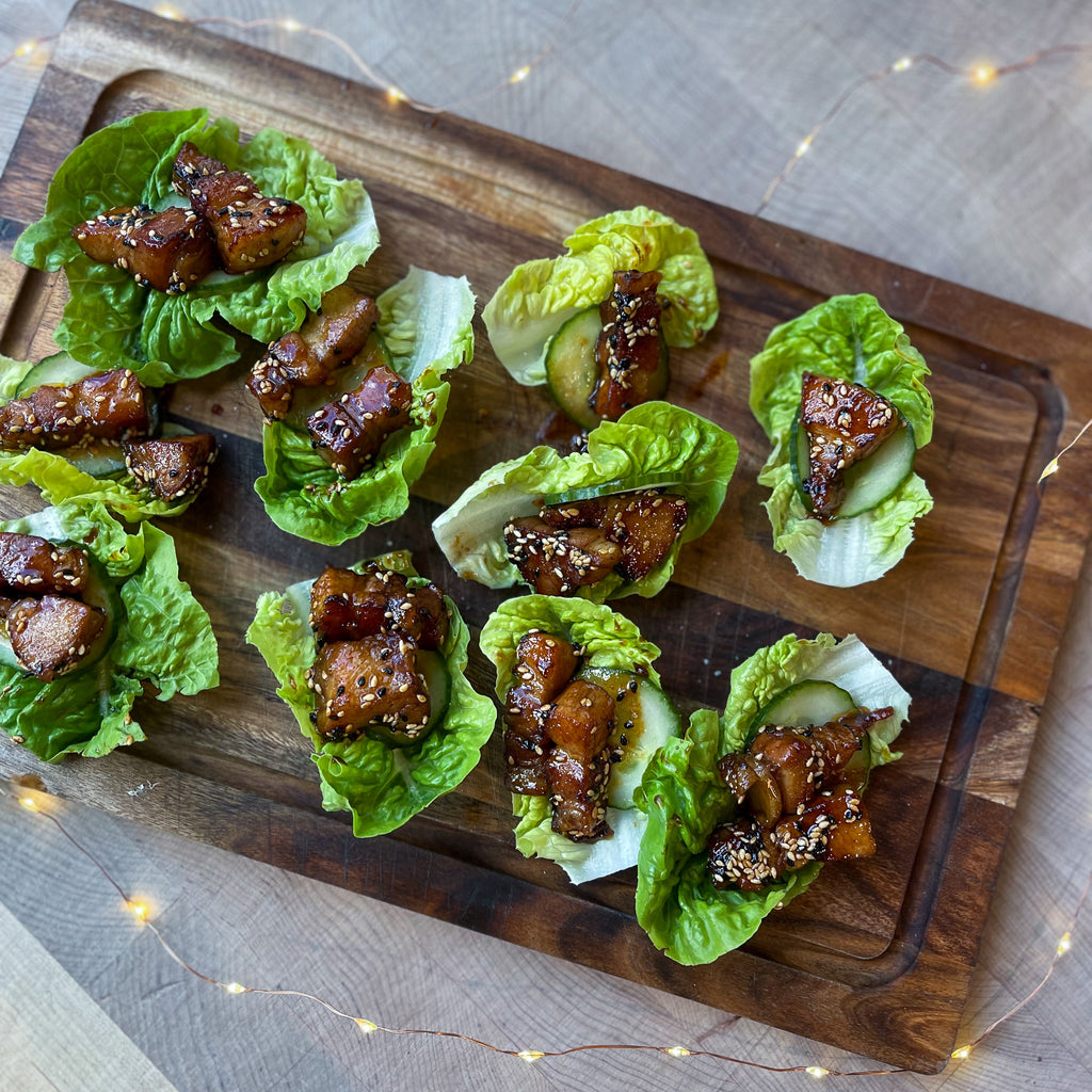 Benny's Honey Soy Pork Belly Bites The Fresh Direct